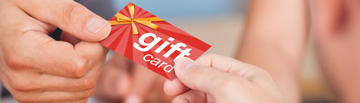 Gift cards available